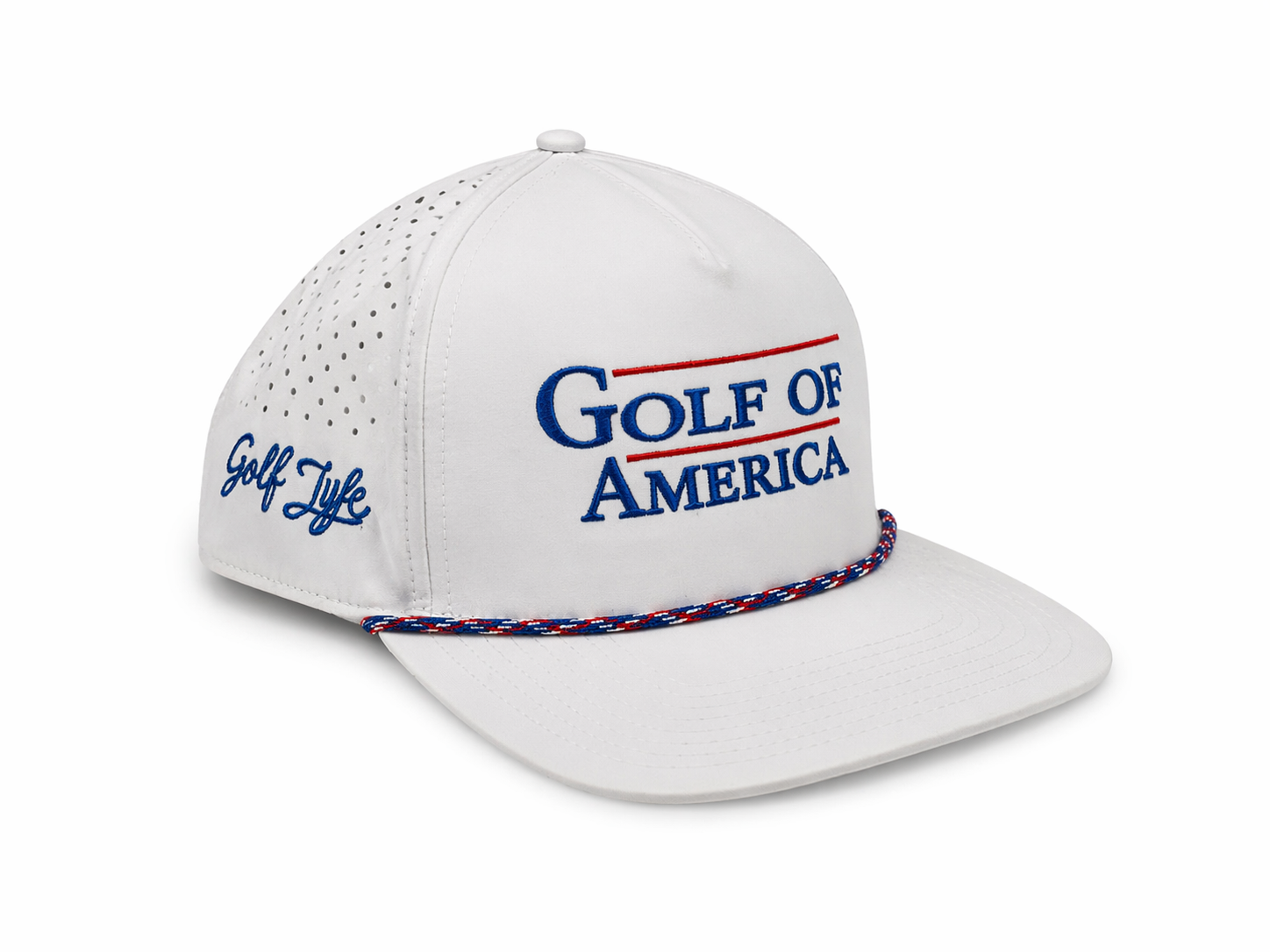 Golf Of America Golf Lyfe Branded Bills Hat